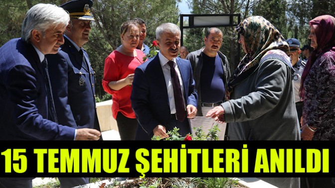 15 Temmuz şehitleri Akhisar’da anıldı