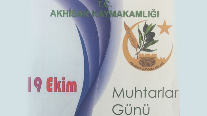 19 Ekim Muhtarlar günü programı açıklandı