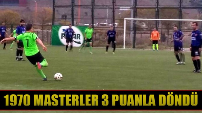 1970 Akhisar Masterler, deplasmandan 3 puanla döndü