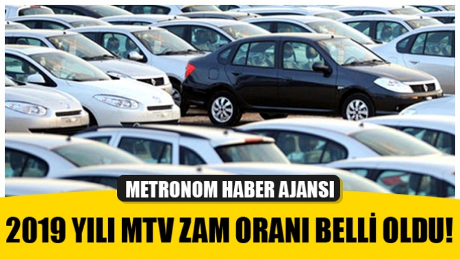 2019 Yılı Mtv Zam Oranı Belli Oldu!