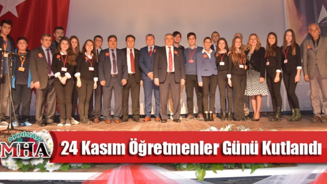 24 Kasım Öğretmenler Günü Kutlandı