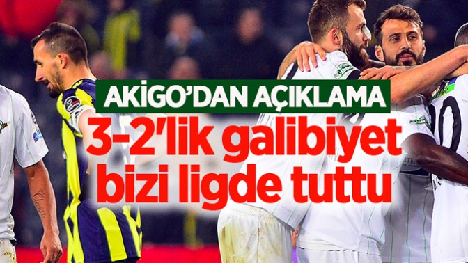 “3-2lik galibiyet bizi ligde tuttu”