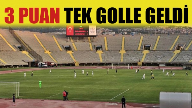 3 Puan Tek Golle Geldi