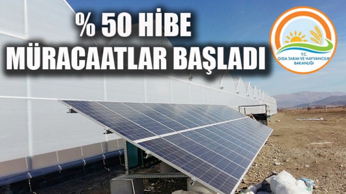 % 50 Hibe Programına Müracaatlar Başladı