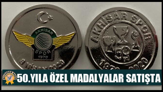 50.Yıla Özel Madalyalar Satışta