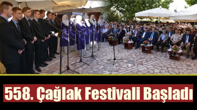 558. Çağlak festivali başladı