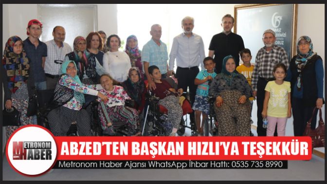 ABZED’ten Başkan Hızlı’ya teşekkür