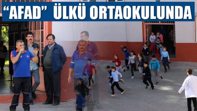 “Afad” Ülkü Ortaokulunda