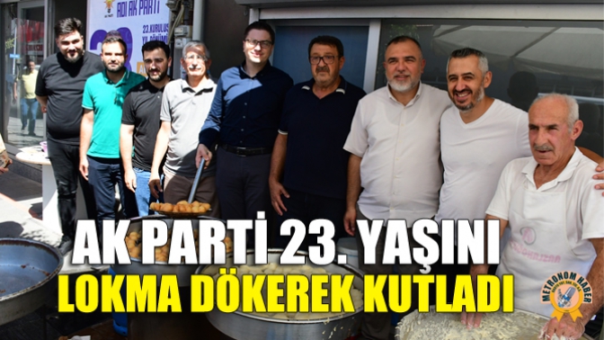 AK Parti 23. yaşını lokma dökerek kutladı