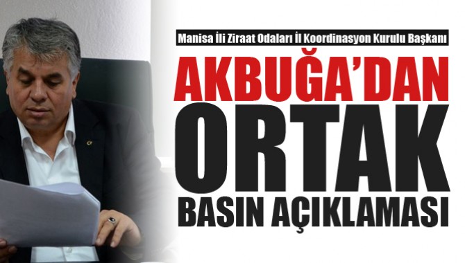 AKBUĞA ‘dan Ortak Basın Açıklaması