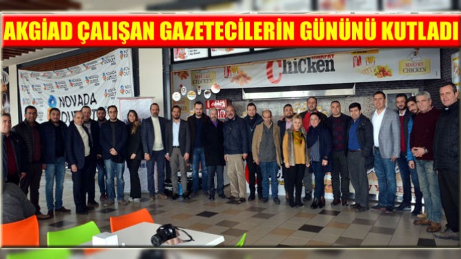 Akgiad Çalışan Gazetecilerin Gününü Kutladı