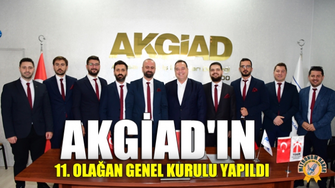 AKGİADın 11. olağan genel kurulu yapıldı