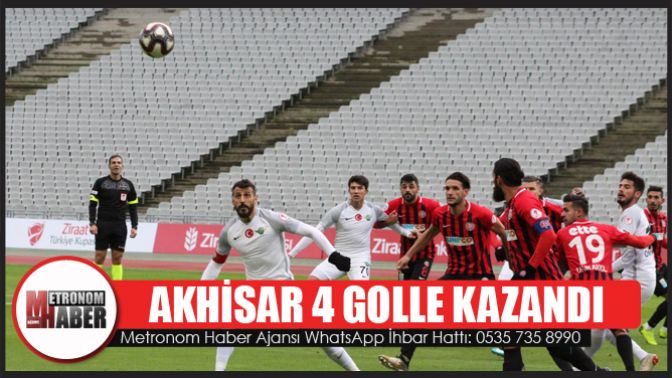 Akhisar 4 Golle Kazandı