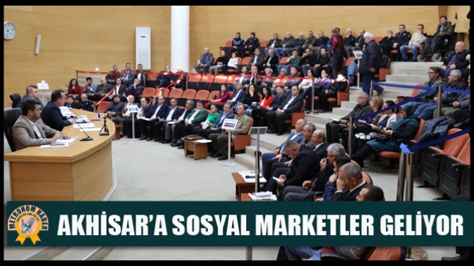 Akhisar’a Sosyal Marketler Geliyor