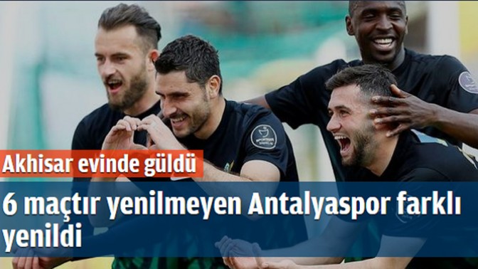 Akhisar, Antalyaya Patladı 3-0