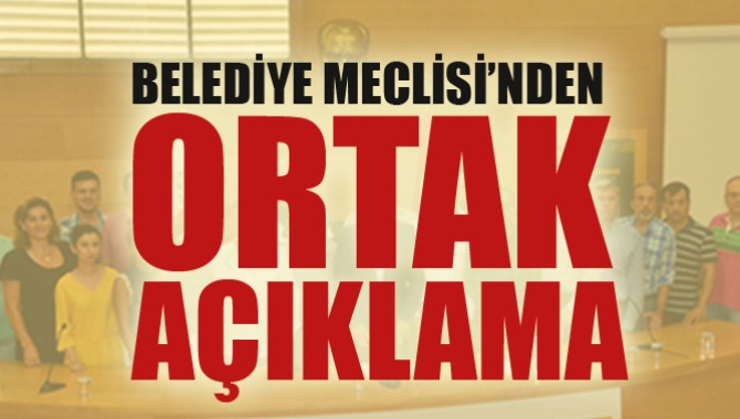 Akhisar Belediye Meclisi’nden Ortak Basın Açıklaması