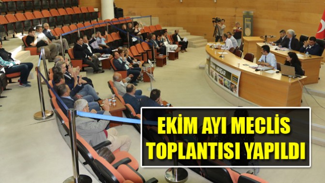 Akhisar Belediyesi 2017 yılı Ekim ayı meclis toplantısı yapıldı