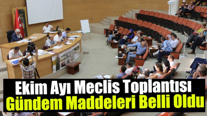 Akhisar Belediyesi Ekim Ayı Meclis Toplantısı Gündem Maddeleri Belli Oldu