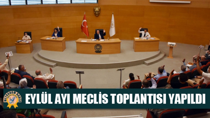 Akhisar Belediyesi Eylül ayı meclis toplantısı yapıldı