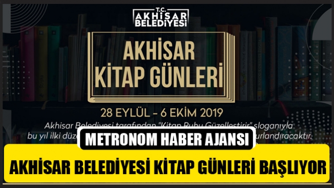 Akhisar Belediyesi Kitap Günleri Başlıyor