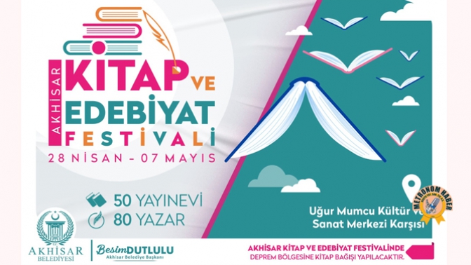 Akhisar Belediyesi Kitap ve Edebiyat Festivali başlıyor