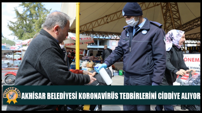 Akhisar Belediyesi Koronavirüs Tedbirlerini Ciddiye Alıyor