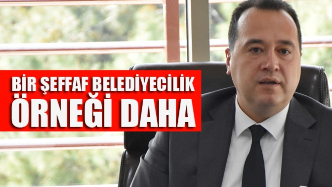 Akhisar Belediyesi’nden bir şeffaf belediyecilik örneği daha