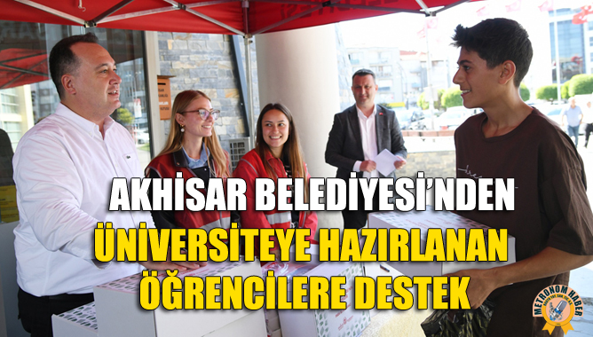 Akhisar Belediyesi’nden Üniversiteye Hazırlanan Öğrencilere Destek