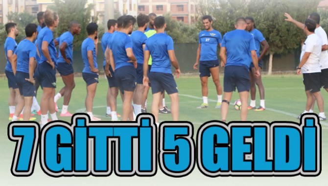 Akhisar Belediyespor’da 7 gitti 5 geldi