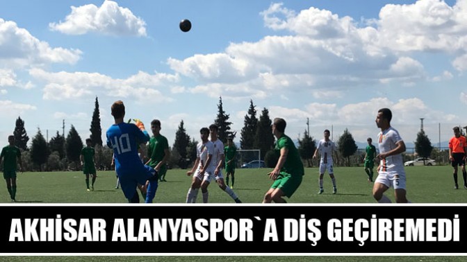 Akhisar Belediyespor gençleri, Alanyaspor’a diş geçiremedi