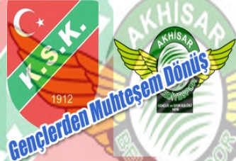 Akhisar Belediyespor Gençlerinden Muhteşem Dönüş