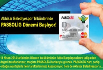 Akhisar Belediyespor Tribünlerinde Passolig Kartlar Hazır