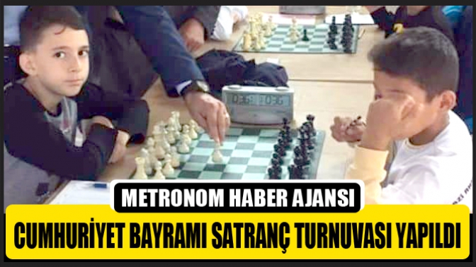 Akhisar Cumhuriyet Bayramı Satranç Turnuvası Yapıldı