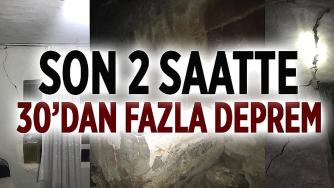 Akhisar’da 2 Saate 30’dan Fazla Deprem