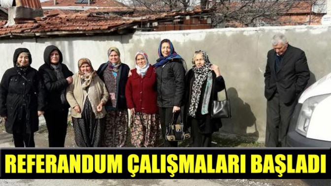 Akhisar’da CHP’li Kadınlar Referandum Çalışmasını Başlattı