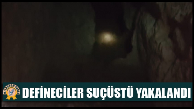 Akhisar’da defineciler suçüstü yakalandı