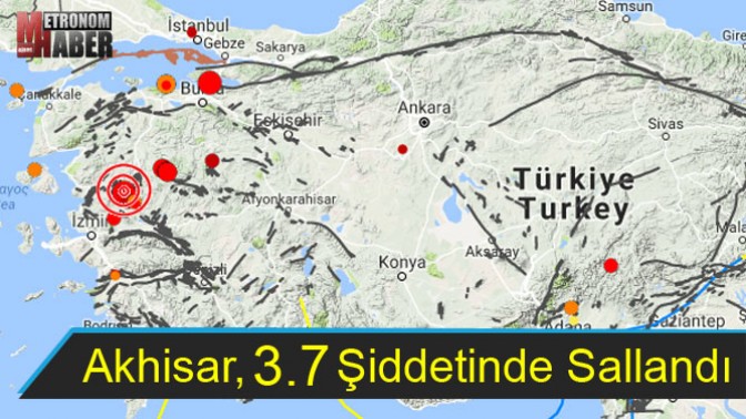 Akhisar’da deprem!