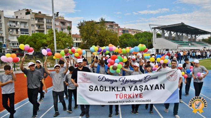 Akhisar’da Dünya Yürüyüş Günü Kutlandı