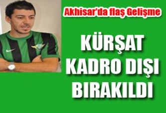 Akhisarspor'da Şok Gelişme Kürşat Kadro Dışı Bırakıldı