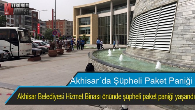 Akhisar´da Şüpheli Paket Paniği