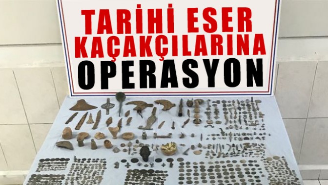 Akhisar’da tarihi eser kaçakçılığı operasyonu