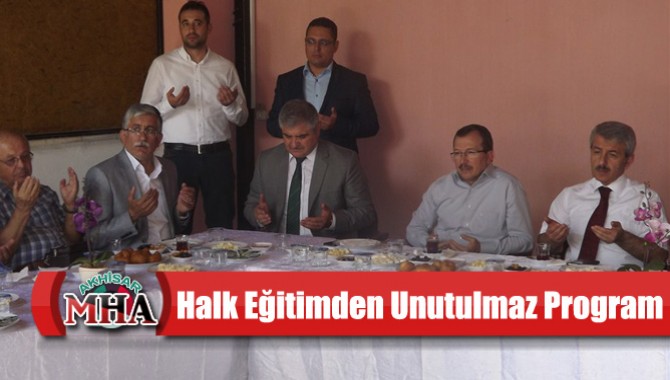 Akhisar Halk Eğitimden Unutulmaz Program