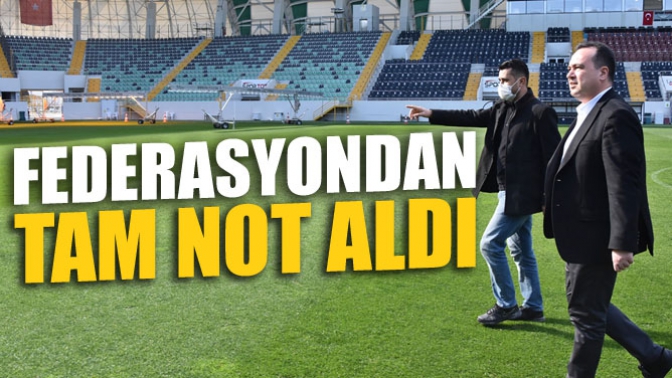 Akhisar’ın Zemini Federasyondan Tam Not Aldı