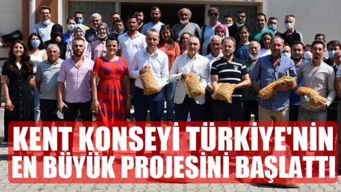 Akhisar Kent Konseyi Türkiyenin en büyük projesini başlattı