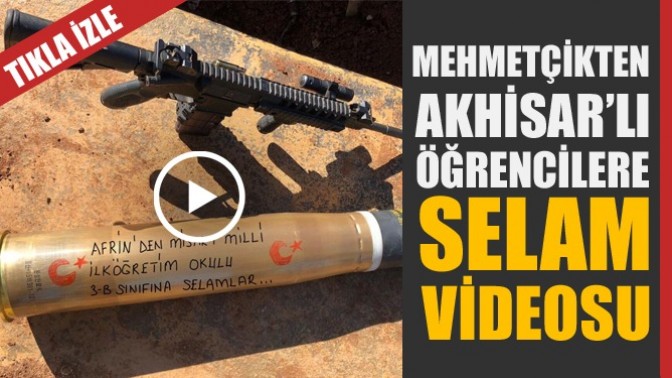 Akhisar Misak-ı Milli 3-B Sınıfı Öğrencilerinden Mehmetçiğe Destek