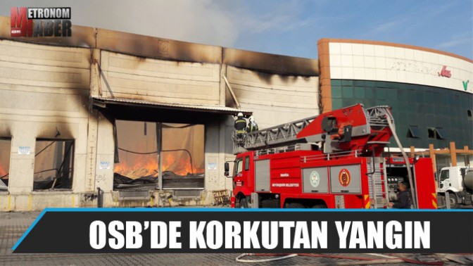 Akhisar OSB’de Viol deposu yandı