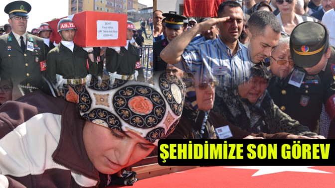 Akhisar Şehidini Uğurladı