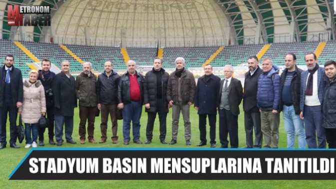 Akhisar Stadyumu basın mensuplarına tanıtıldı