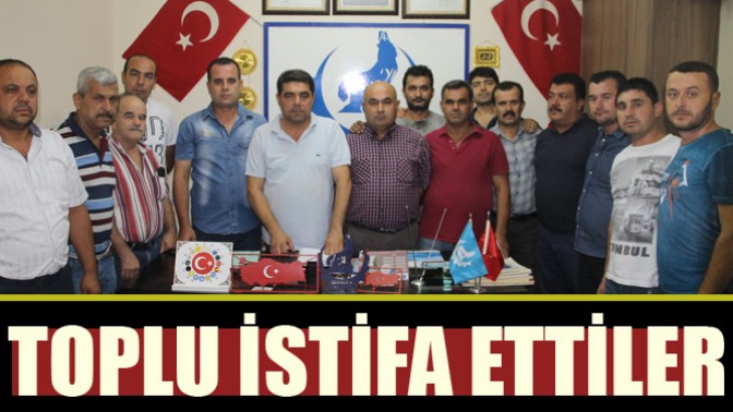 Akhisar Ülkücü İşçiler Derneğinden toplu istifa