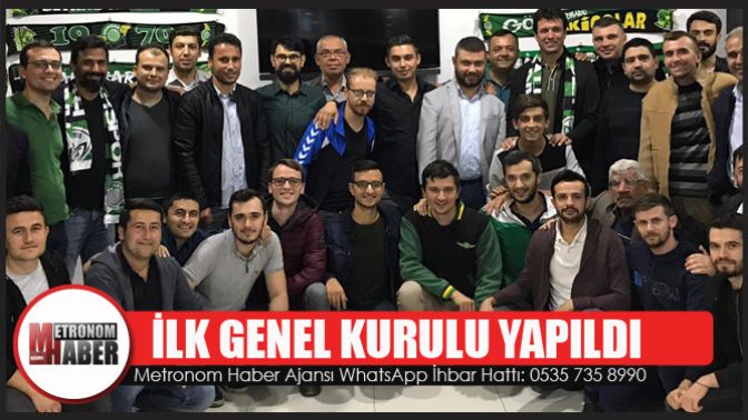 Akhisar Yeşil Siyah Taraftarlar Derneği ilk Genel Kurulu yapıldı